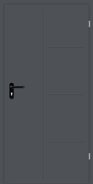 Technické dvere s reliéfnym povrchom DTech T01